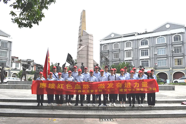 賡續(xù)紅色血脈 激發(fā)奮進(jìn)力量——廣西申龍黨支部開展“七一”建黨節(jié)主題黨日活動(dòng)